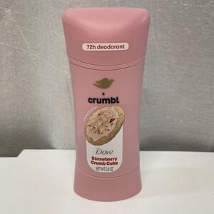 Dove x Crumbl Strawberry‎ Crumb Cake Deodorant 72h Limited Edition 2.6 oz
